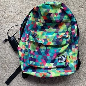 M-Edge Graffiti Backpack w/ Battery - LIKE NEW